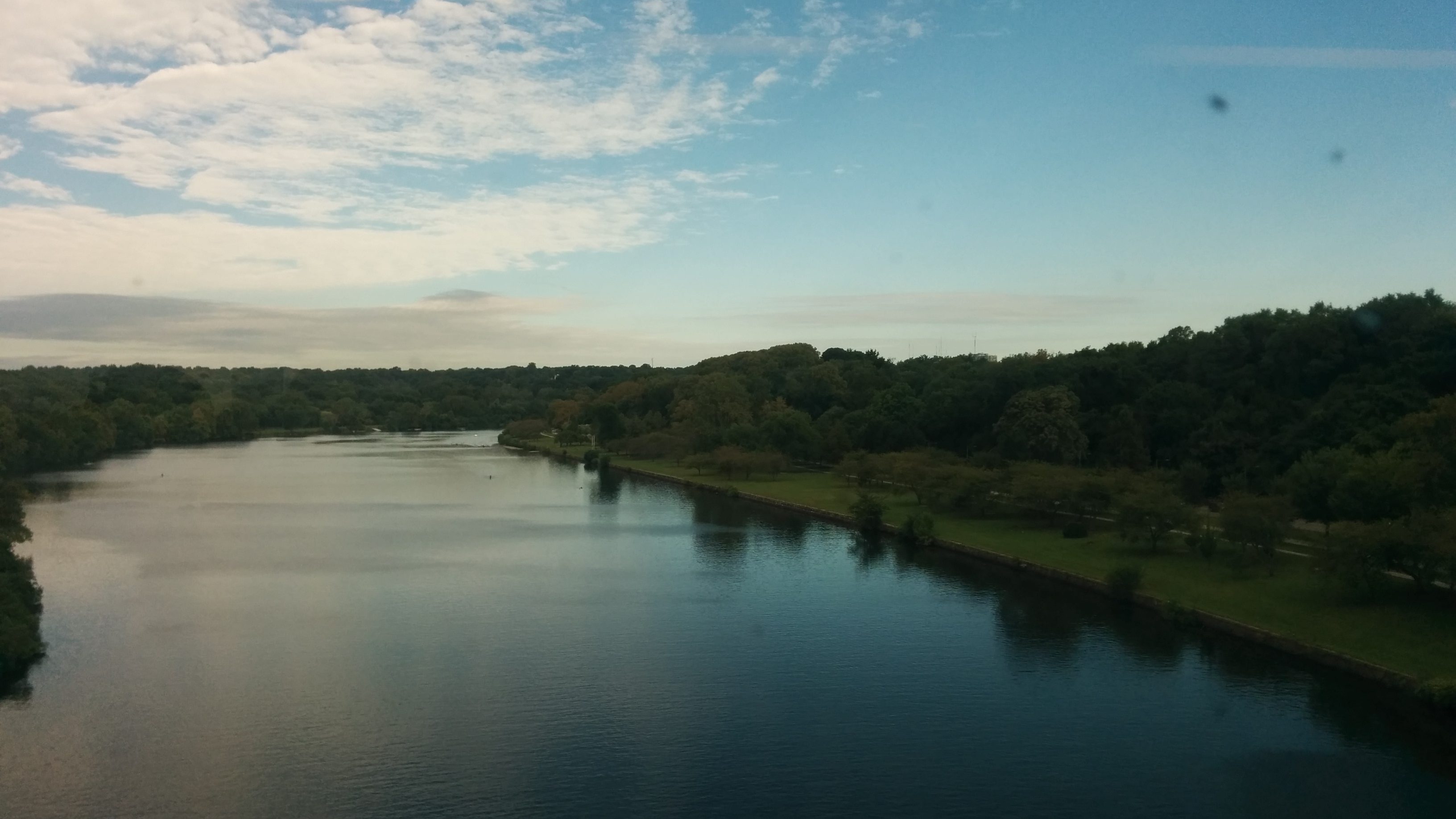 The Schuylkill River at sunrise